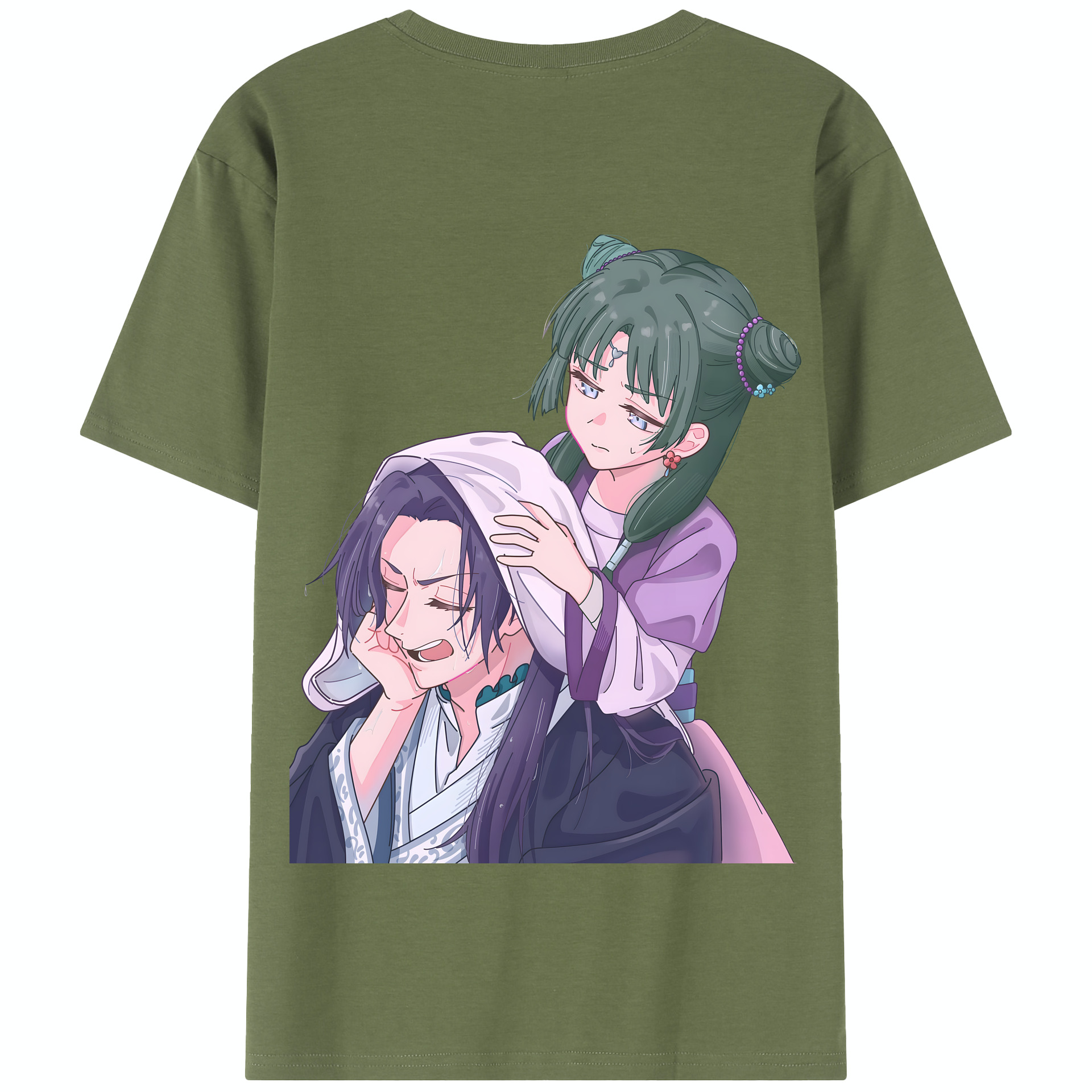 （画像用） 薬屋のひとりごと The Apothecary Diaries 綿100％半袖Tシャツ（背面プリント）